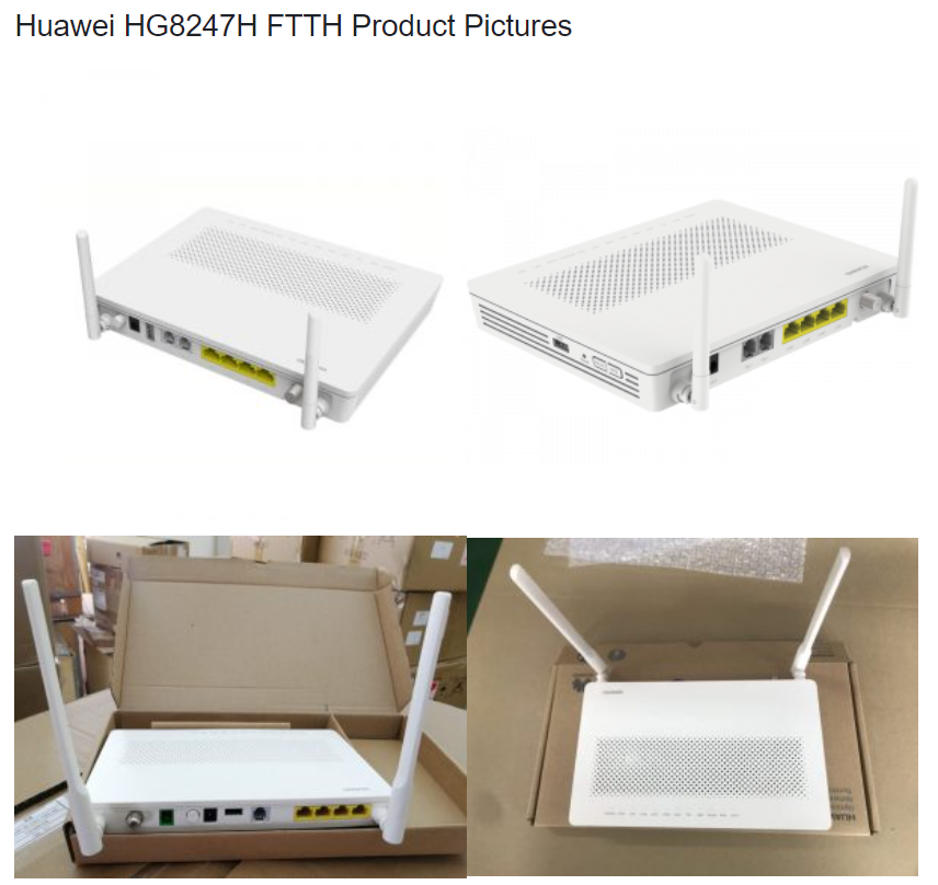 Brand New Huawei Hg H Ge Voice Wifi Catv Gpon Onu Ftth Gpon Ont