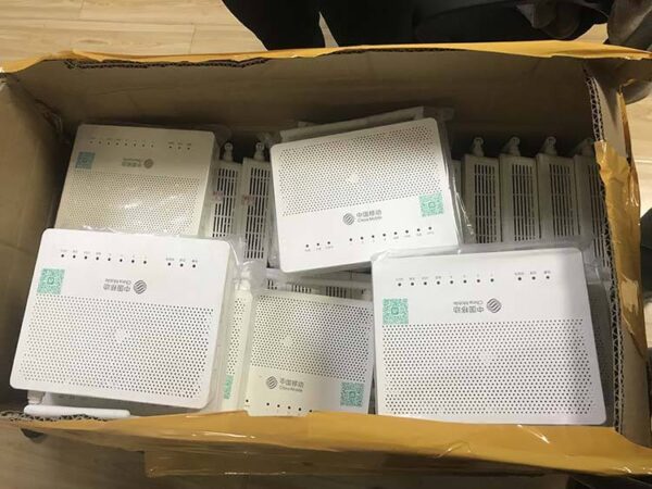 Used Huawei FTTH WIFI Router English Firmware H1s 3 GPON XPON ONU