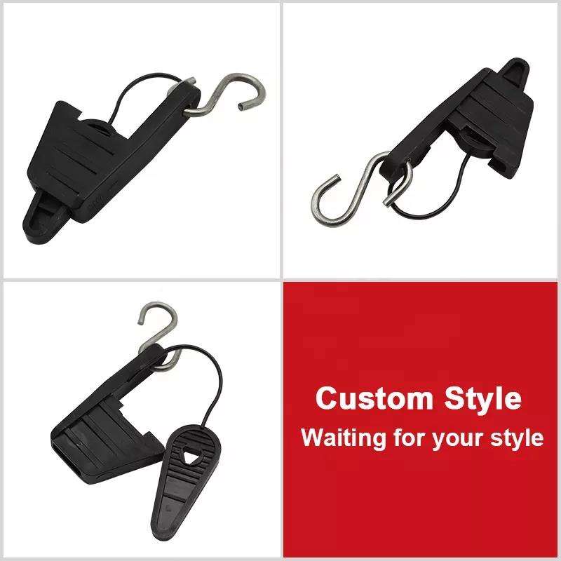 Drop cable tension clamp FTTx Optic Tension Clamp Suspension Clamp Adjustable Wire Clamp with