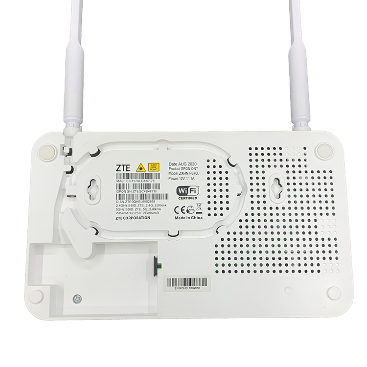 Dual Band 2.4G 5G WIFI Network Routers FTTH Fiber Optic Modems ZTE ZXHN ...