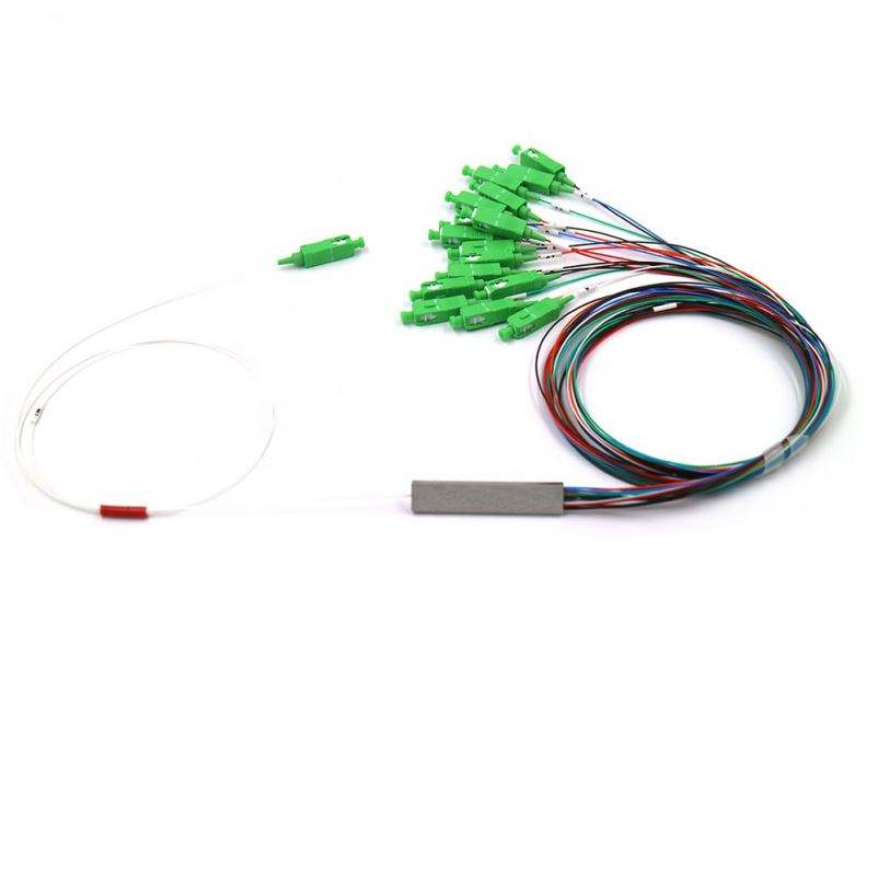 Fiber Optic 1X16 Mini SC FTTH PLC Splitter customized connector ...