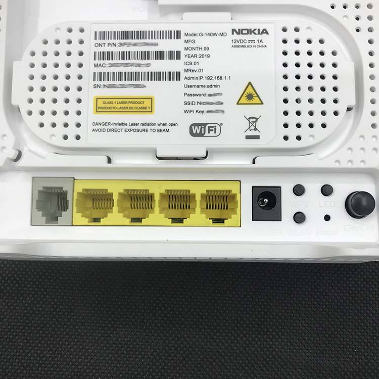 Nokia FTTH Modems Router 1GE+3FE+1TEL+1USB Nokia G-140W-MD GPON ONU ...