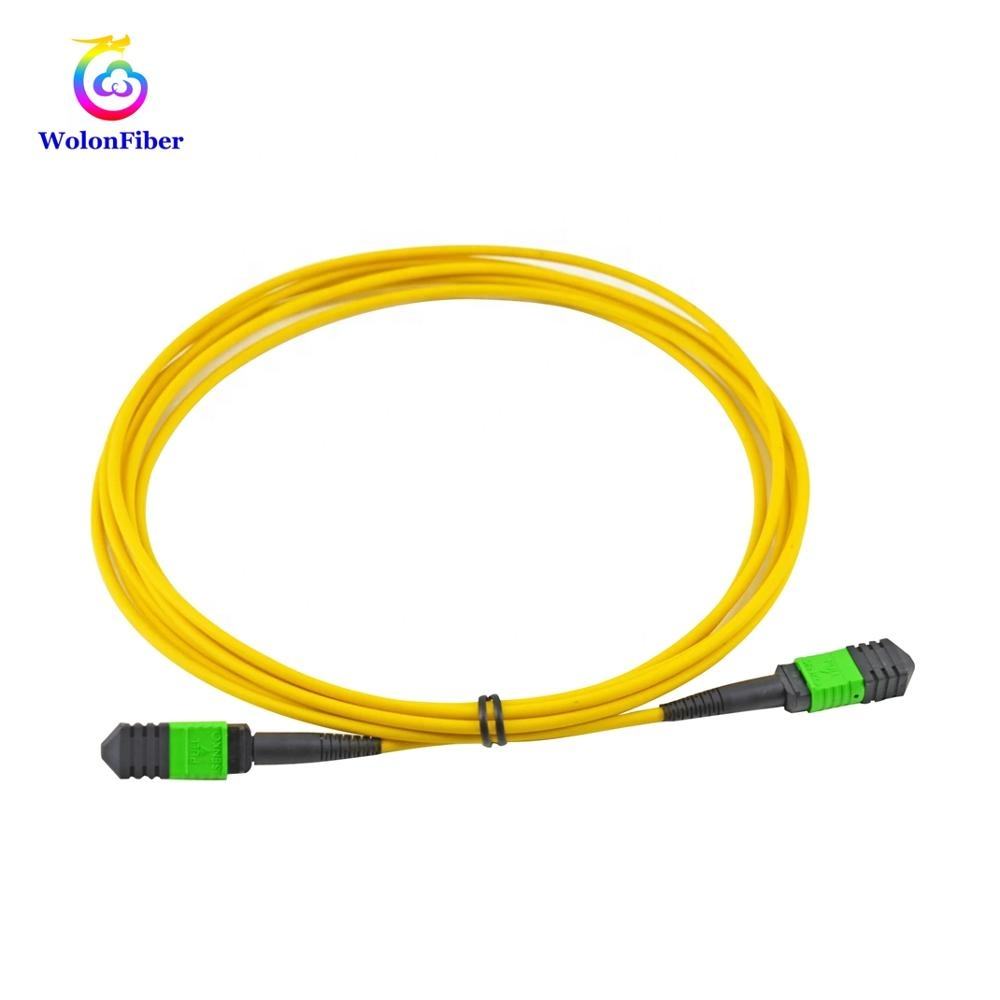 Multi mode optic MPO connector fiber patch cord