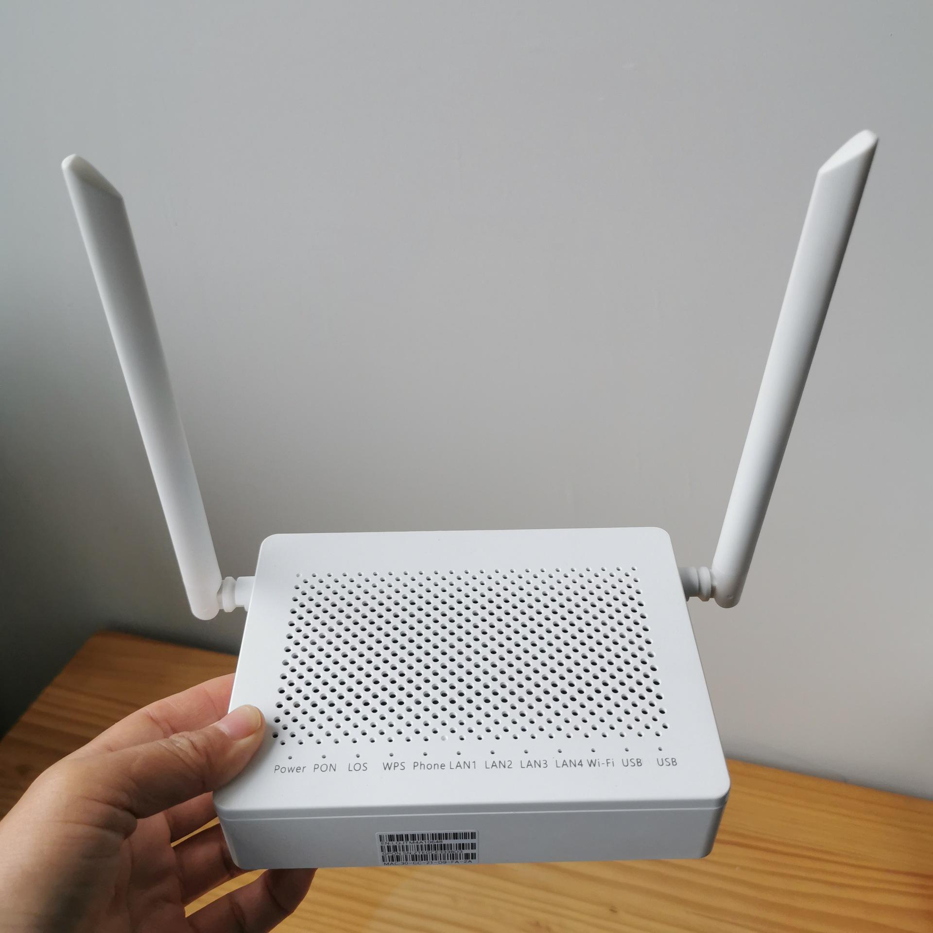 Hot 4GE 2.4GHz And 5GHz FTTH Dual band Wifi Router 12 LED Light ONT