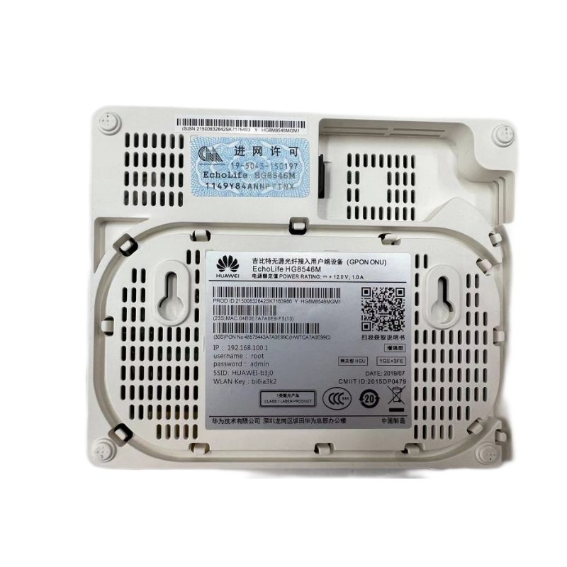 Hot Selling Xpon Onu With Wifi Gpon Epon Onu Hua Wei Hg M Ontolt