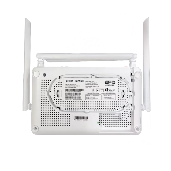 New Original GPON Router Wifi 6 ZXHN F6600P AX3000 Ontolt Com